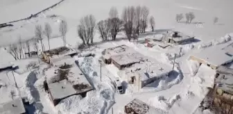 (Drone) Kar yağışı hayatı olumsuz etkiledi