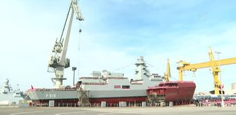 Cumhurbaşkanı Erdoğan, İstanbul Fırkateyni'nin Denize İniş Töreni'nde konuştu: (1)