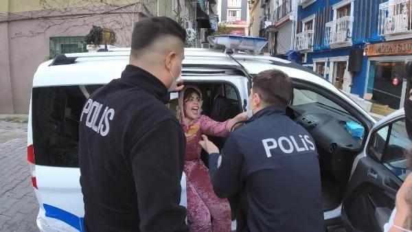 Kaldığı otel odasında erkek arkadaşıyla tartışan turist kadın ortalığı birbirine kattı