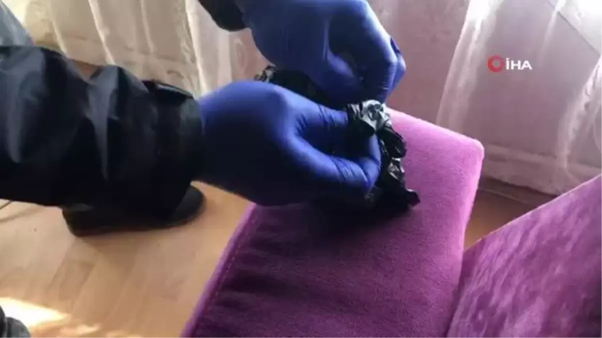 Kalorifer peteğinden uyuşturucu çıktı