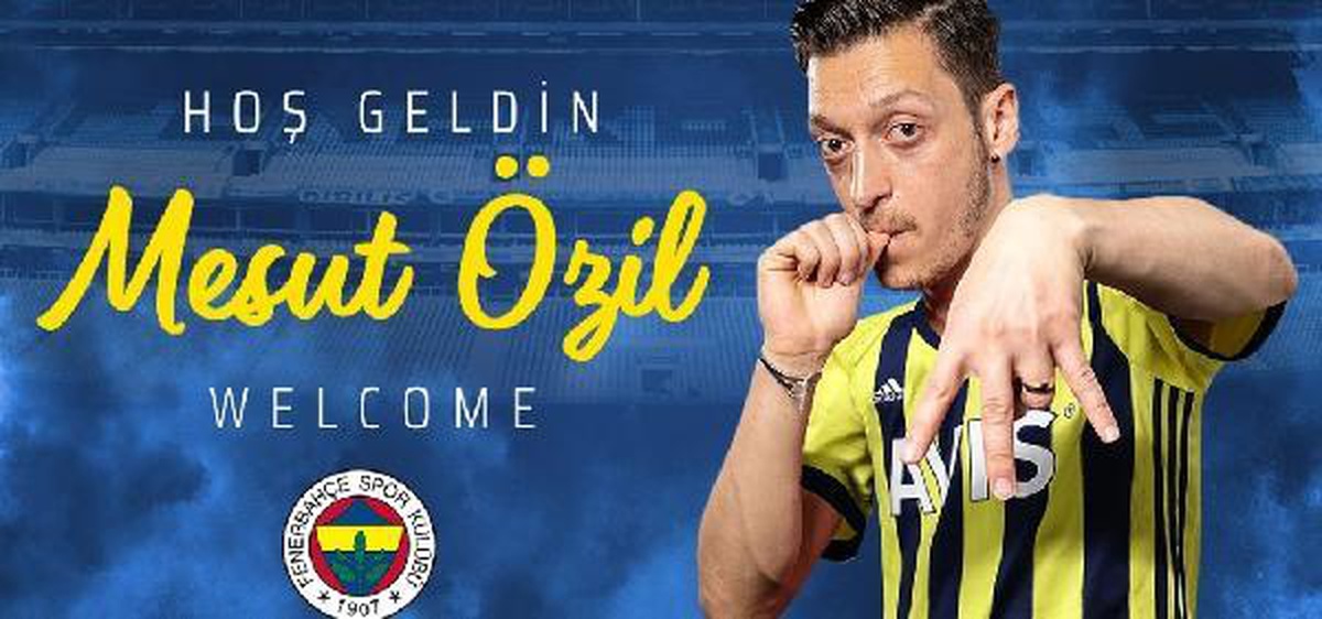 Fenerbahçe, Mesut Özil ile 3,5 yıllık sözleşme imzaladı
