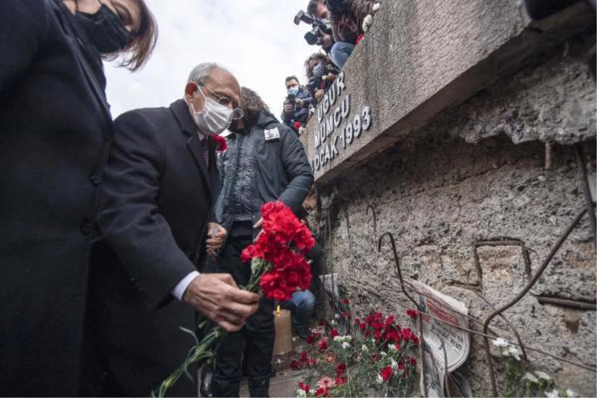 Kılıçdaroğlu, gazeteci yazar Uğur Mumcu için düzenlenen anma törenine katıldı