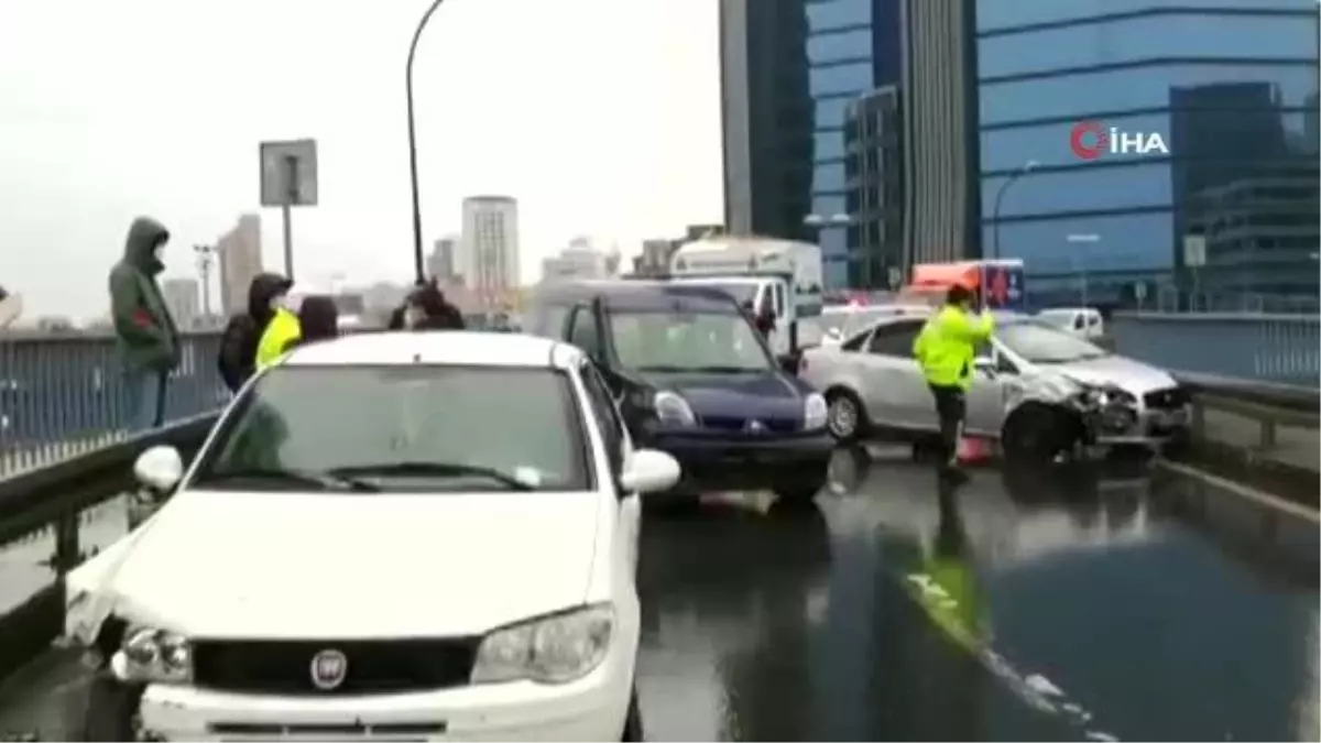 Son dakika haberi! Zincirlikuyu\'da boş yolda zincirleme kaza