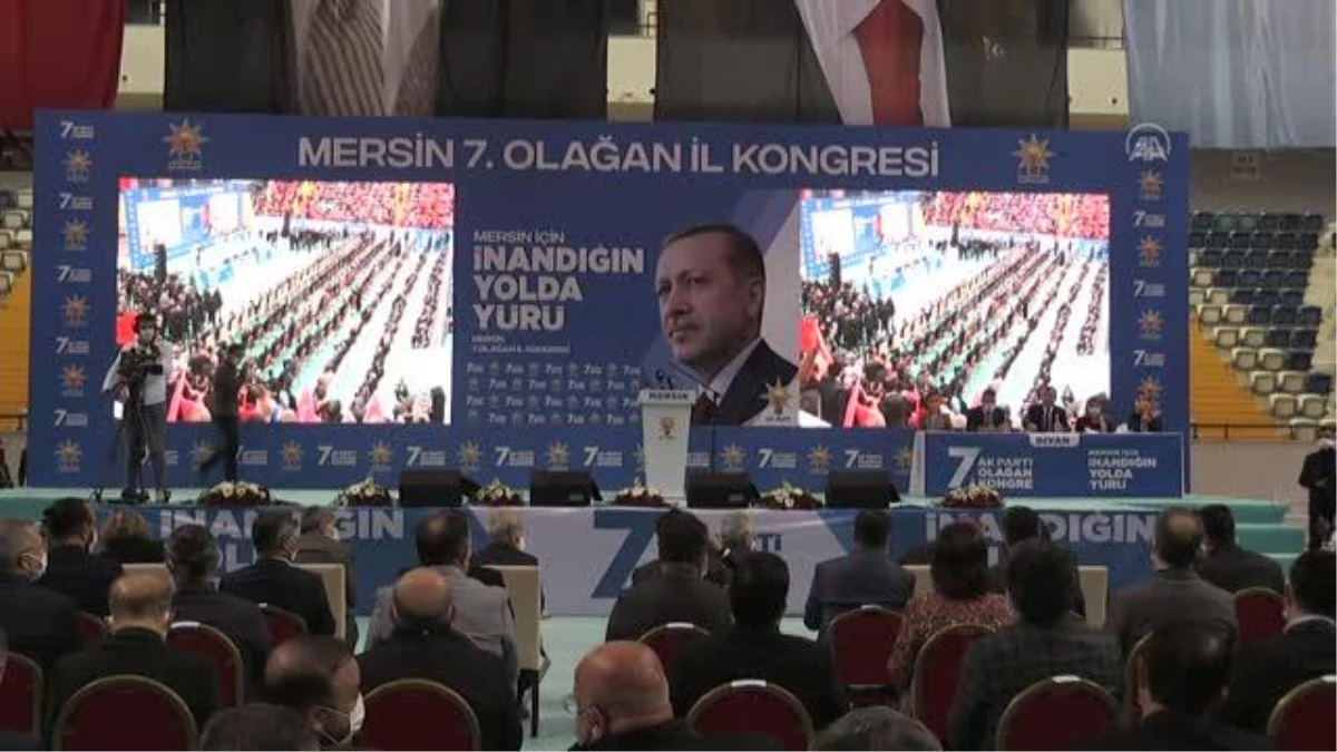AK Parti Genel Başkan Yardımcısı Sarıeroğlu, Mersin 7. Olağan İl Kongresi\'nde konuştu