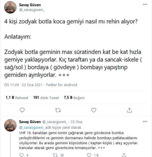 Dev kargo gemisi, zodyak botla nasıl rehin alındı? Konunun uzmanı, korsanların korkunç yöntemini anlattı