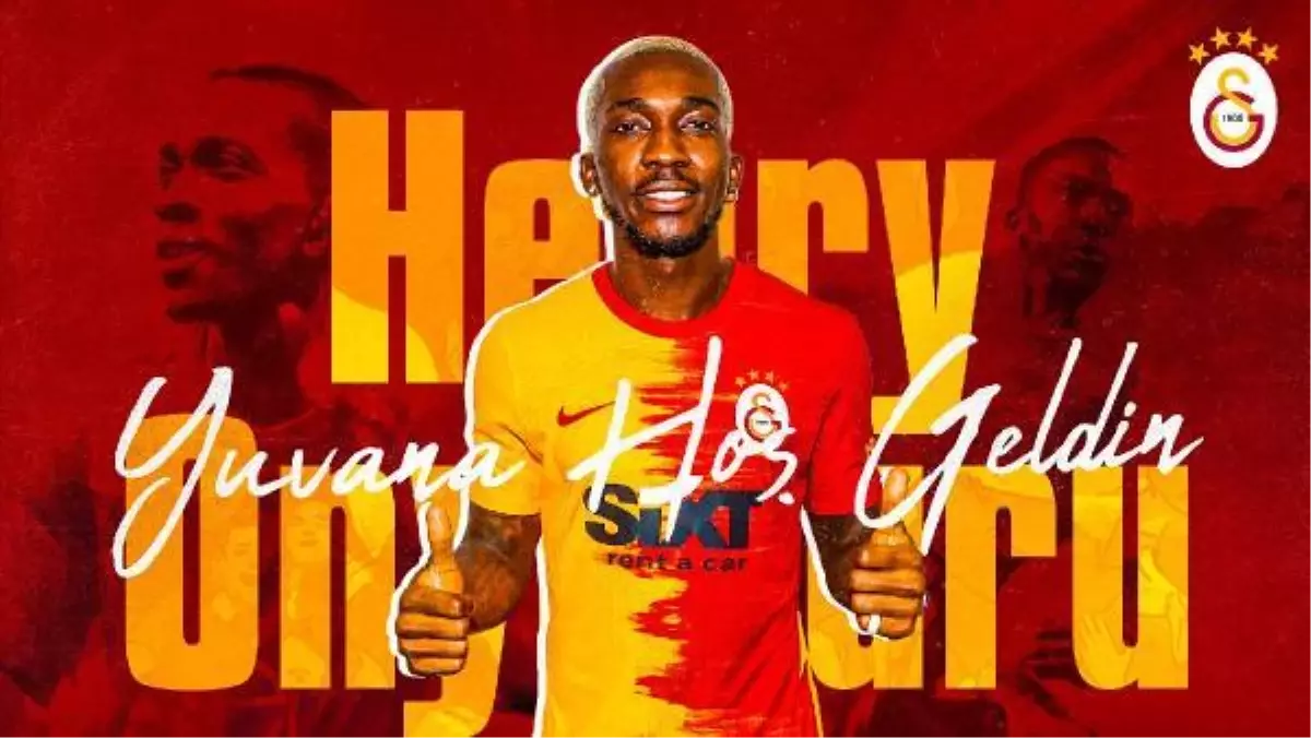 Galatasaray Kulübü, Nijeryalı futbolcu Henry Onyekuru\'yu sezon sonuna kadar kiralık olarak kadrosuna kattı.