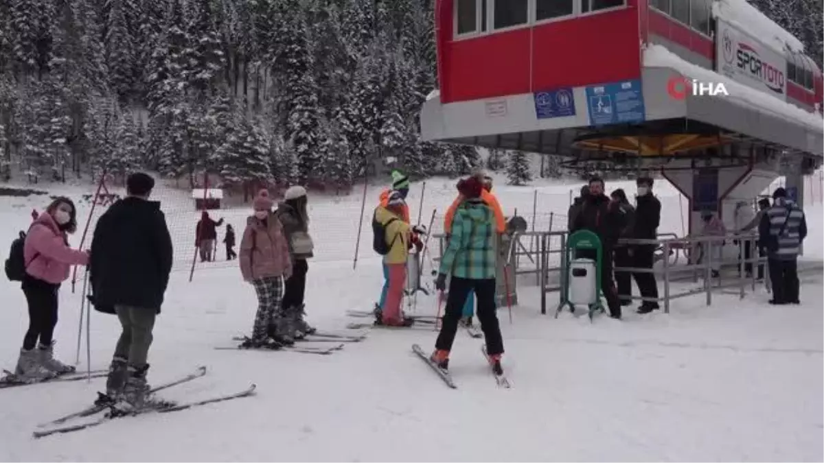 Ilgaz Dağında sömestr tatili yoğunluğu