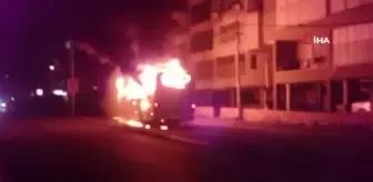 İsrail'de Covid-19 tedbirlerine karşı çıkan Haredi Yahudileri otobüsü ateşe verdi