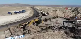Kapadokya'da 25 kaçak yapı daha yıkıldı