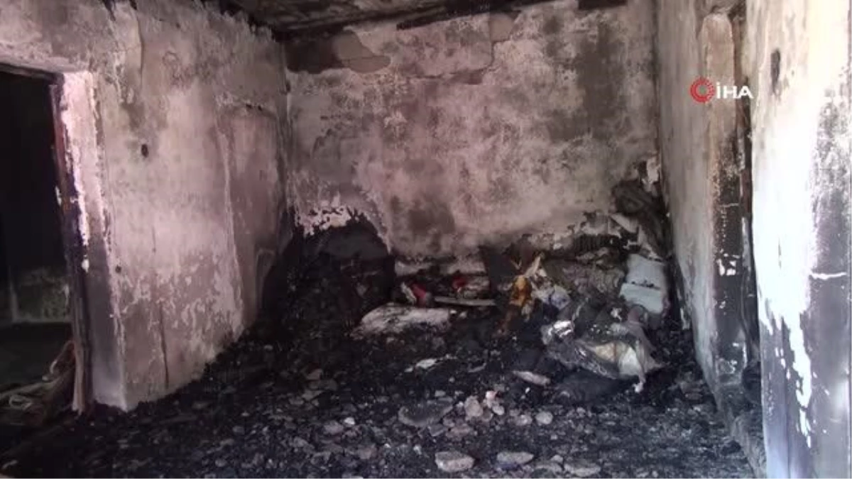 Mardin\'de büyük dayanışma örneği: Evi yanan aileye yeni ev yaptılar