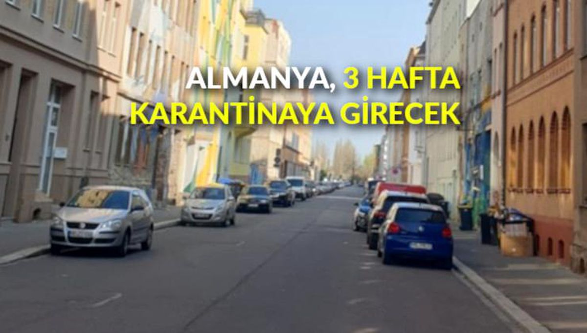 Almanya, 3 hafta karantinaya girecek