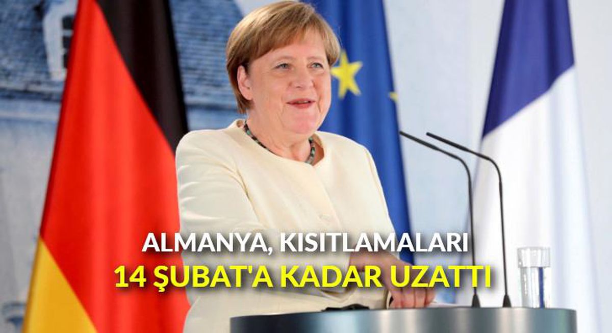 Almanya, kısıtlamaları 14 Şubat\'a kadar uzattı