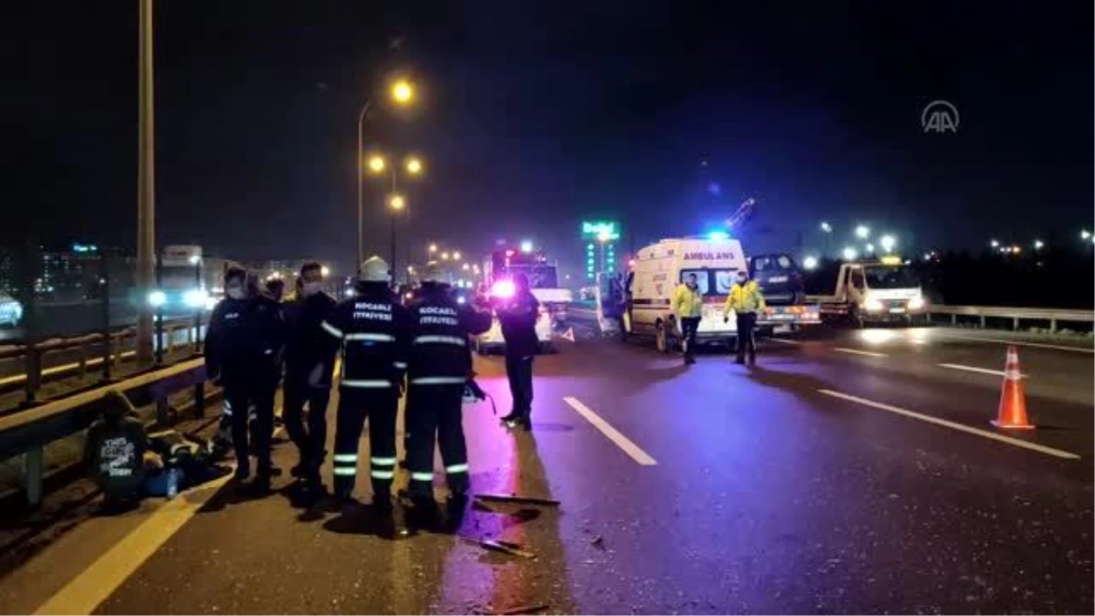 Son dakika haber | Anadolu Otoyolu\'nda zincirleme trafik kazası: 7 yaralı