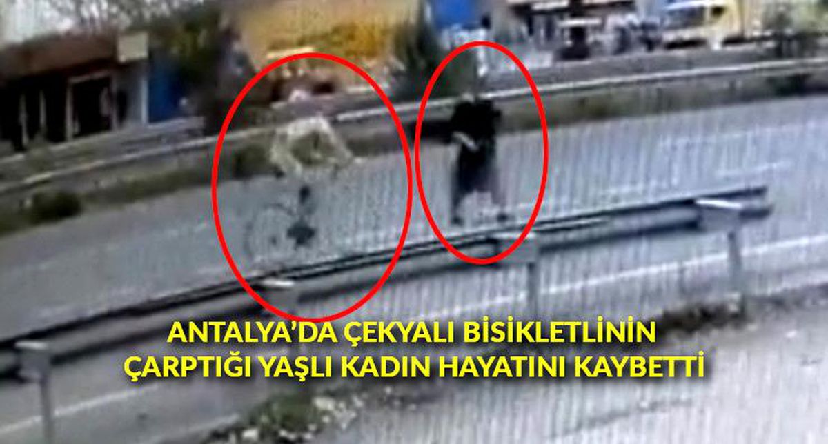 Antalya\'da Çekyalı bisikletlinin çarptığı yaşlı kadın hayatını kaybetti