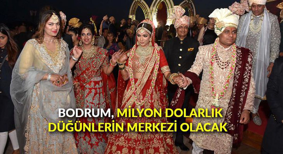 Bodrum, milyon dolarlık düğünlerin merkezi olacak