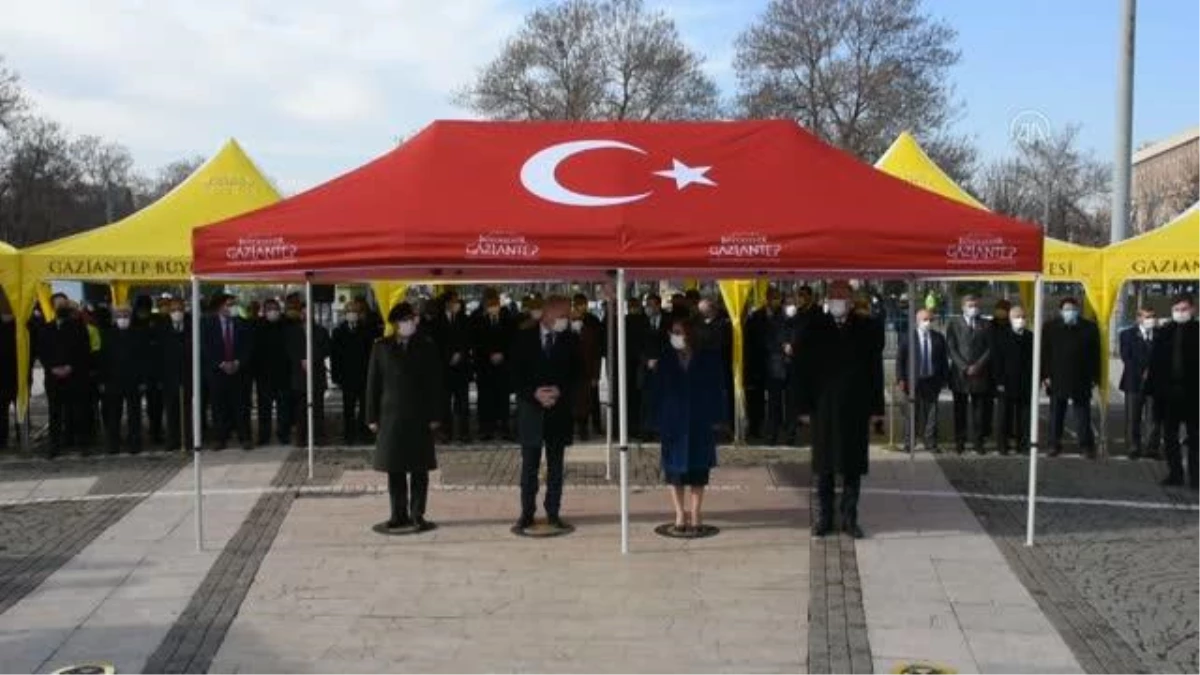 GAZİANTEP - Atatürk\'ün Gaziantep\'e gelişinin 88. yıl dönümü kutlandı
