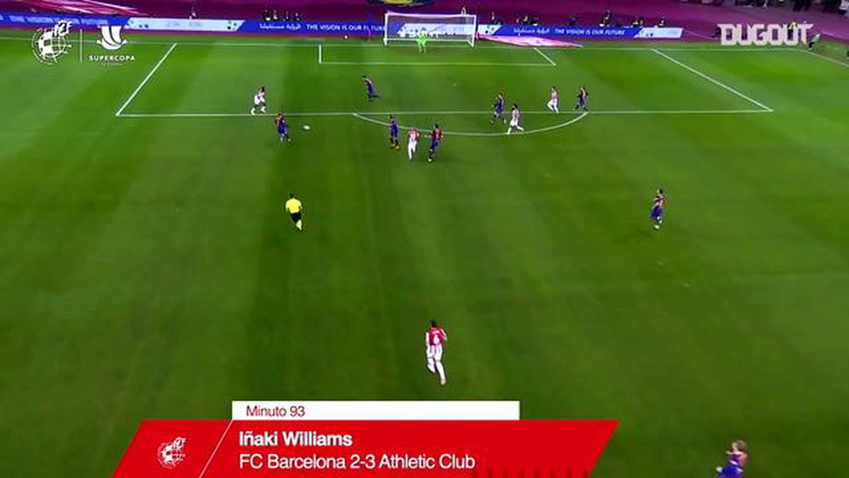 Inaki Williams\'ın İspanya Süper Kupası\'nı Getiren Golü
