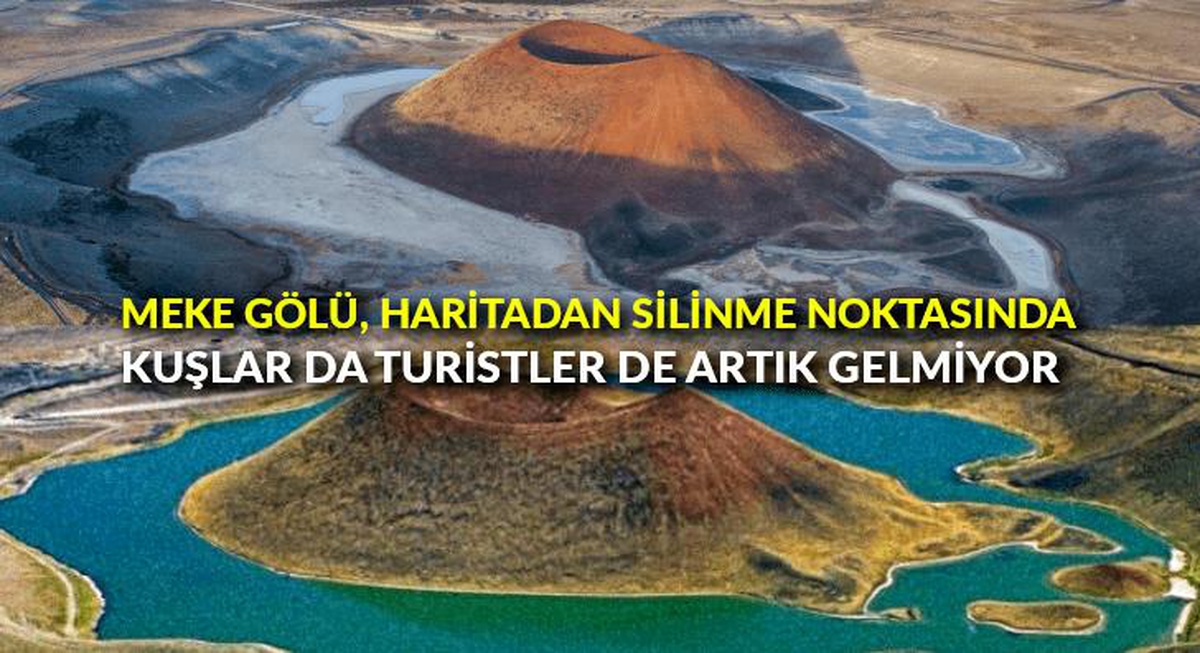 Meke Gölü, haritadan silinme noktasında: Kuşlar da turistler de artık gelmiyor