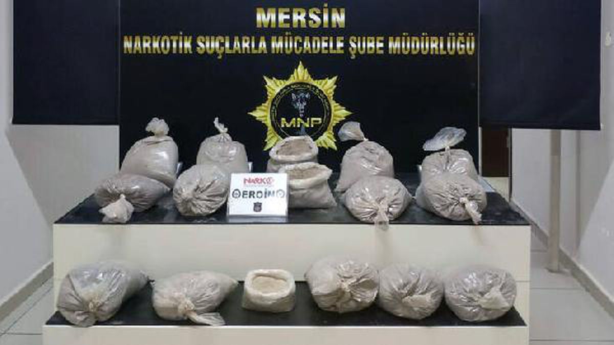 Mersin polisi, bir yılda 308 kilo kokain ele geçirdi