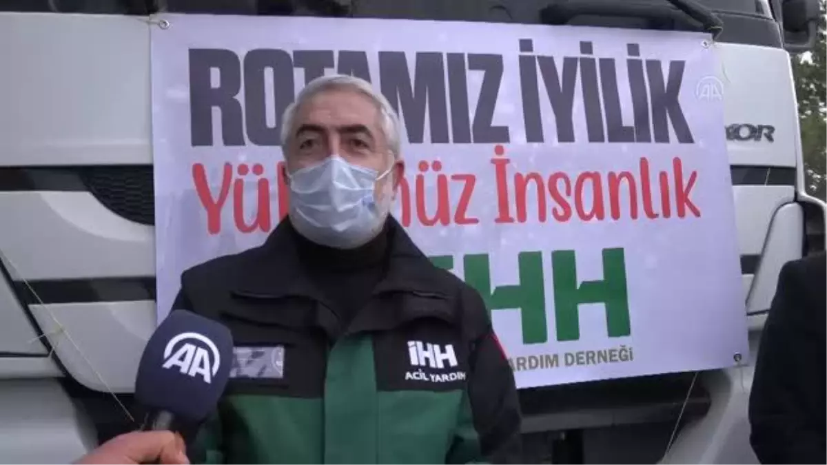 Sivas İHH, Suriye\'ye insani yardım malzemesi gönderdi