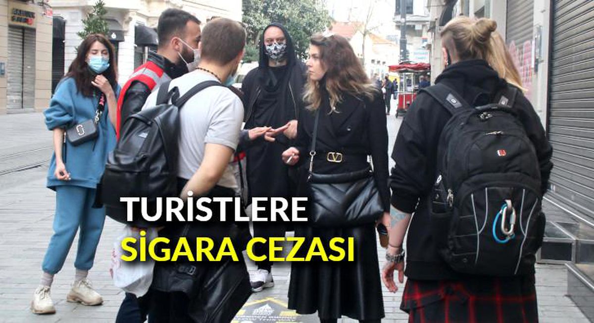 Turistlere sigara cezası