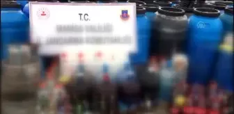 1075 litre sahte içki ve etil alkol ele geçirildi