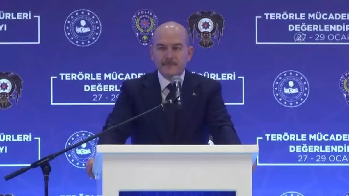 Bakan Soylu, "Terörle Mücadele Şube Müdürleri Değerlendirme Çalıştayı"nda konuştu: (1)