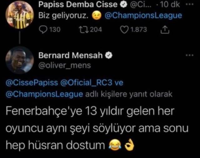 Beşiktaşlı Mensah'ın F.Bahçe'yle ilgili sözleri ortalığı karıştırdı! Gerçek sonradan anlaşıldı