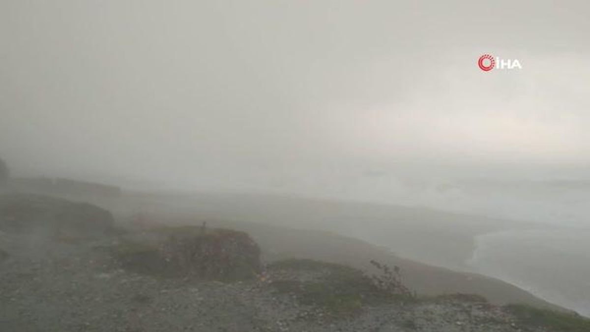 Kemer fırtına ve yağmura teslim