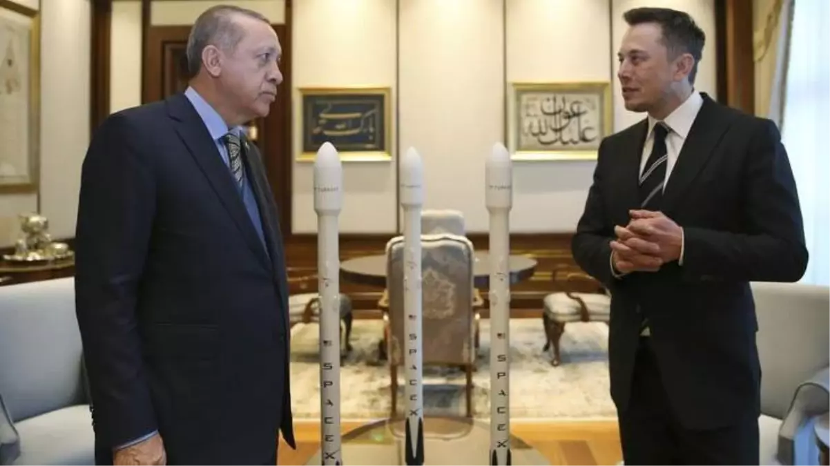 Son Dakika: Cumhurbaşkanı Erdoğan, Elon Musk ile görüştü