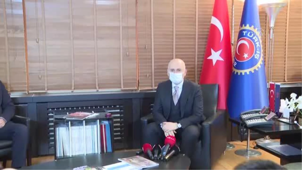 Bakan Karaismailoğlu, Türk-İş Genel Başkanı Atalay ile görüştü