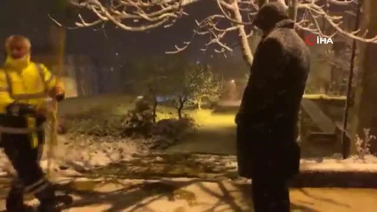 Çan Belediyesi\'nin karla mücadele çalışmalarına Başkan Öz de katıldı