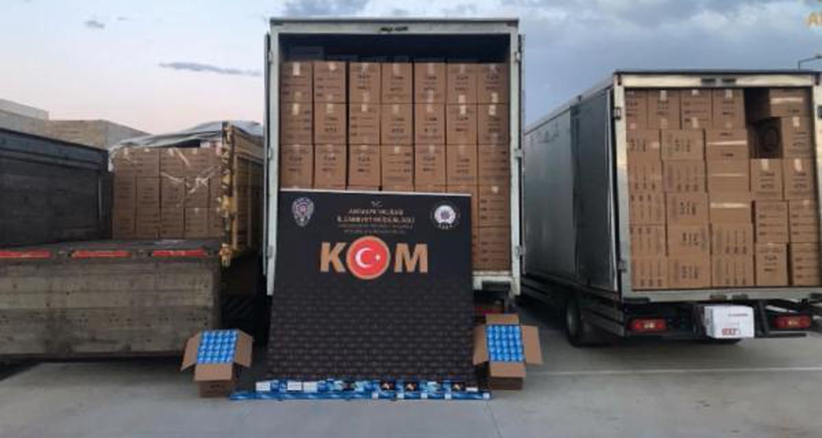 Antalya\'da 1.5 milyon TL değerinde makaron ele geçirildi