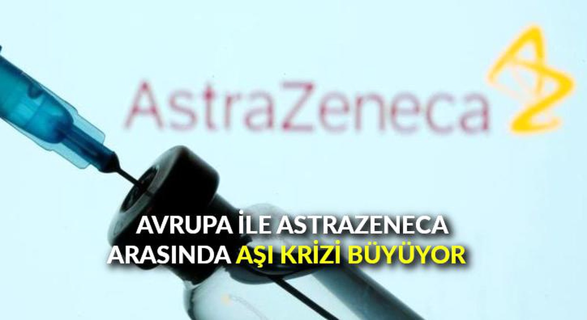 Avrupa ile AstraZeneca arasında aşı krizi büyüyor
