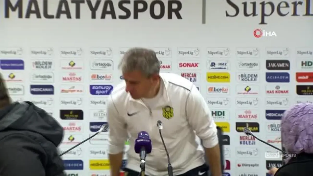 Yeni Malatyaspor Teknik Direktörü Hamzaoğlu'ndan hakemlere tepki
