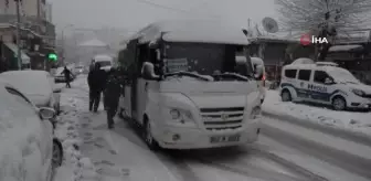 Yollar buz pistine döndü