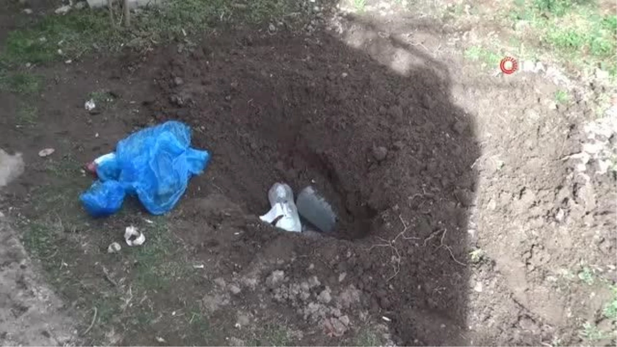 Aksaray\'da toprak altında esrarengiz gömü paniği