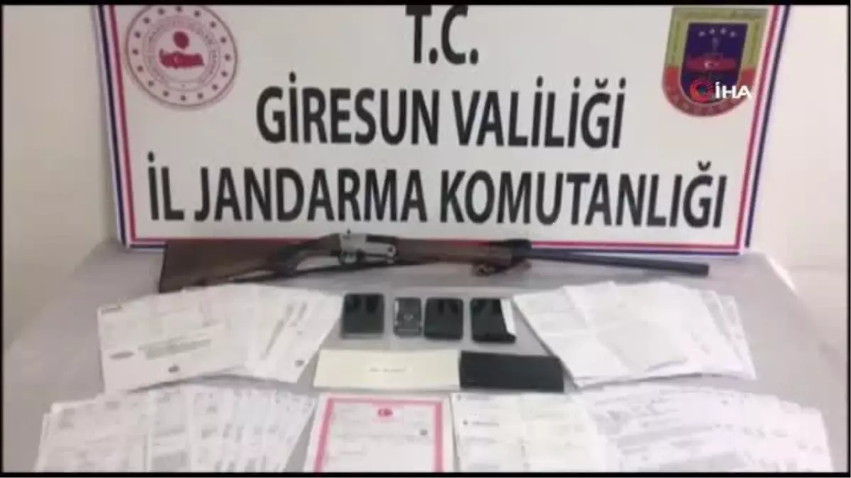 Giresun'da tefeci operasyonu: 5 gözaltı