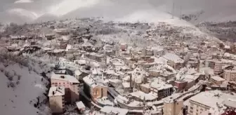 Kar yağışı güzel görüntüler oluşturdu