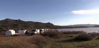 ÇANAKKALE - Aracın baraja düşmesi sonucu kaybolan ikinci kişiyi arama çalışmaları yeniden başladı