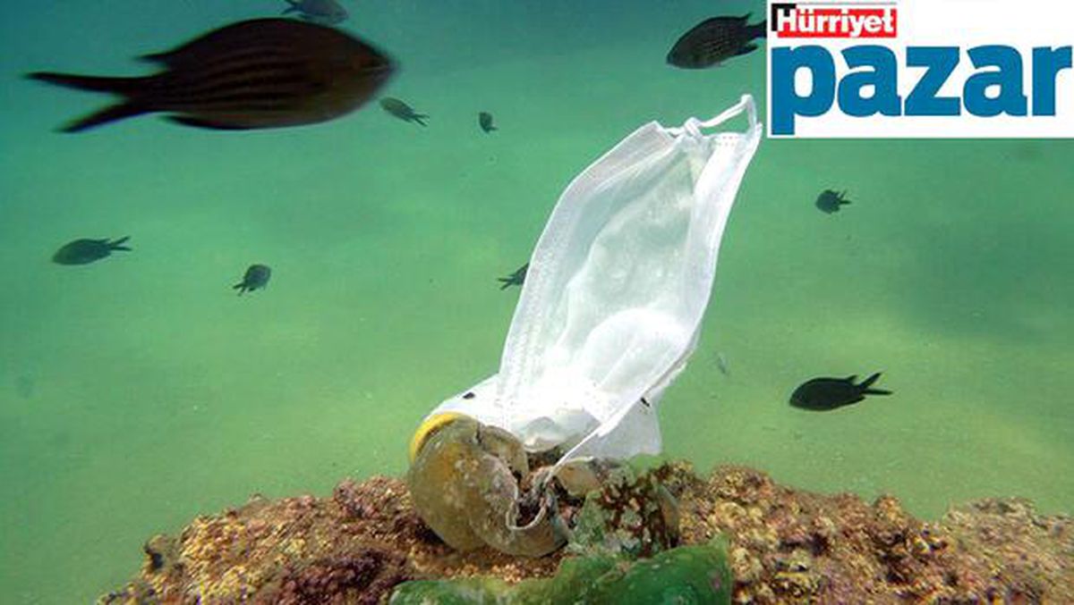 Dünyada her ay 129 milyar tek kullanımlık maske tüketiyoruz