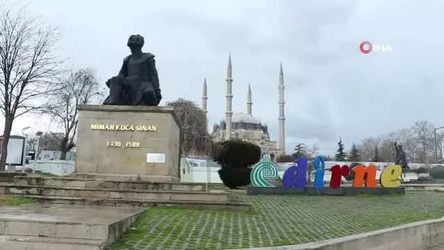 Edirne'de yağmur etkili oluyor