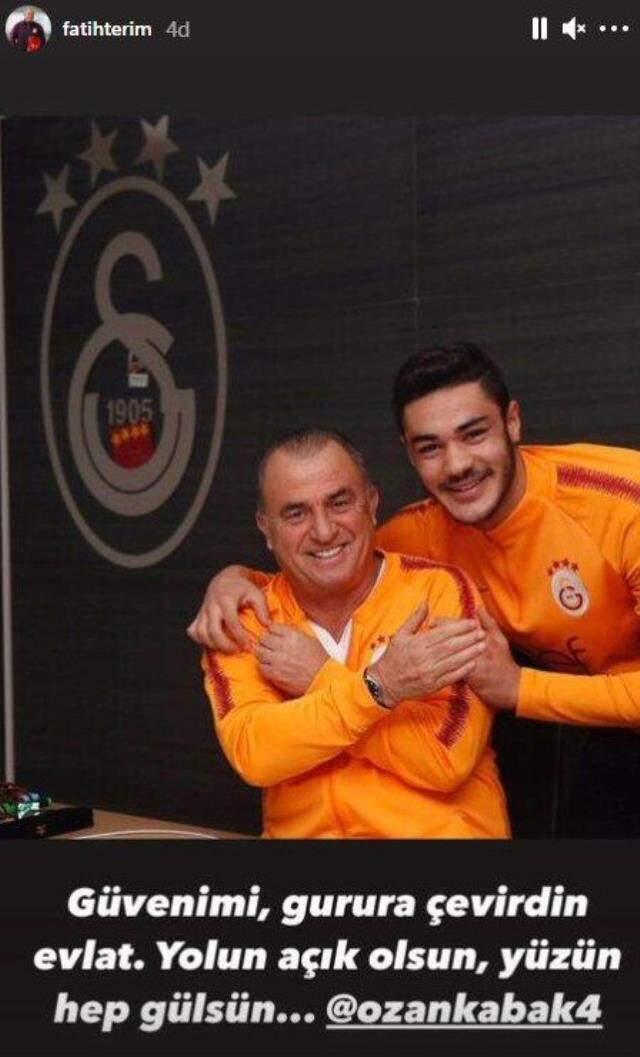 Fatih Terim'den Liverpool'a transfer olan Ozan Kabak'a: Güvenimi, gurura çevirdin evlat