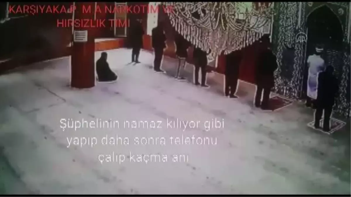 GAZİANTEP - Namaz kılıyormuş gibi yapıp cemaatten birinin cep telefonunu çalan hırsız tutuklandı