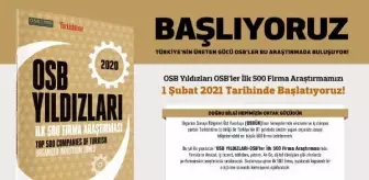 OSBÜK-OSB Yıldızları-İlk 500 Araştırması başladı