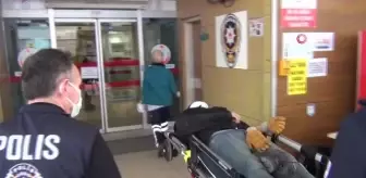 Tırın kapağı genç işçiyi hastanelik etti