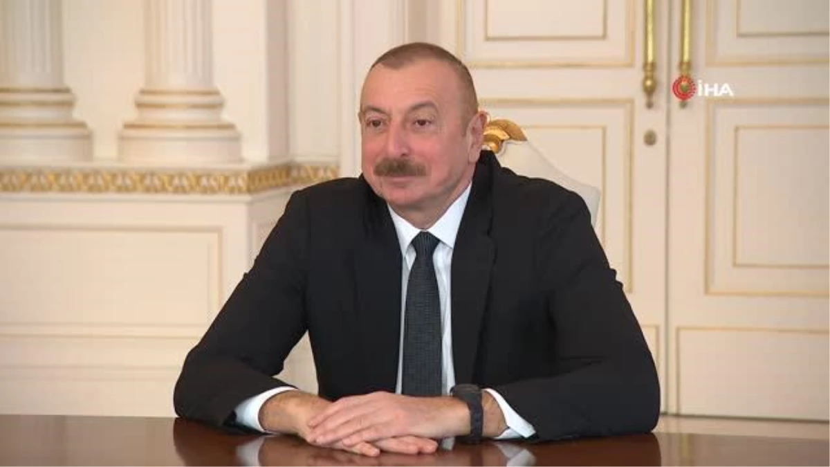 Azerbaycan Cumhurbaşkanı İlham Aliyev, MHP heyetini kabul etti
