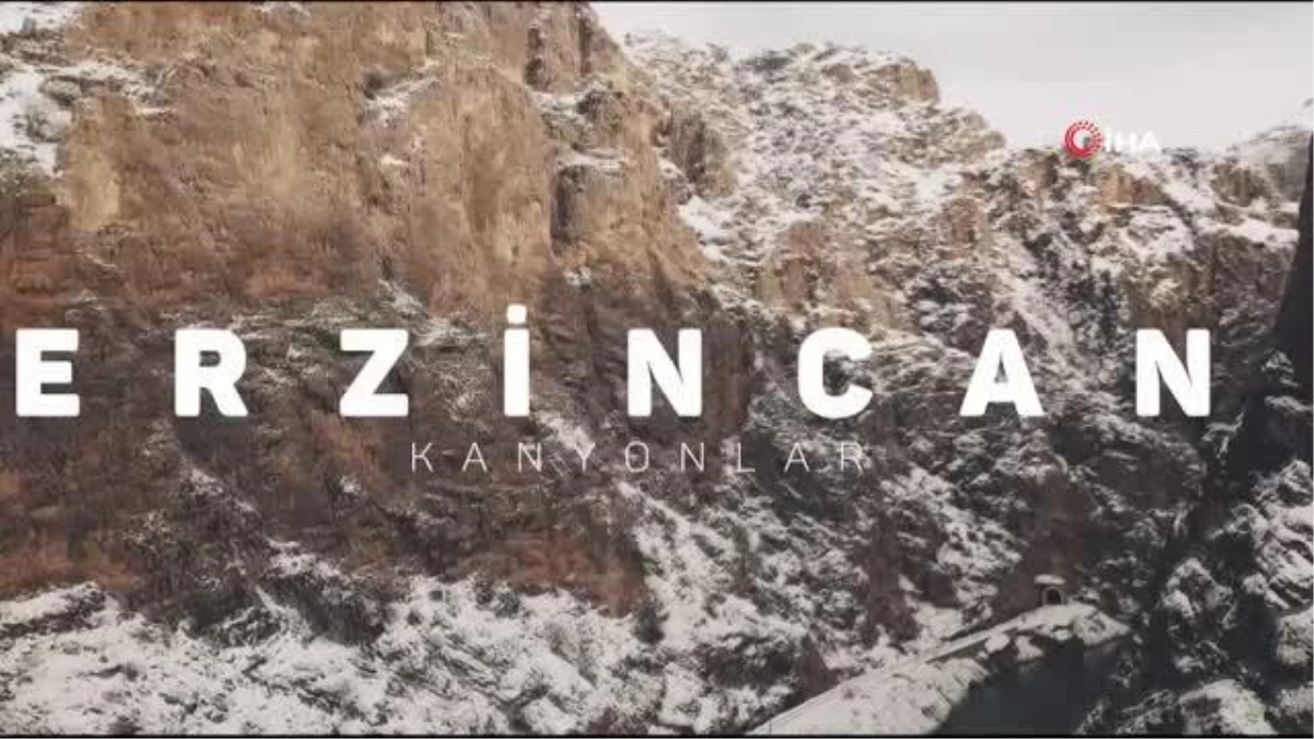 Erzincan\'daki masalsı kanyonlar turizmcileri cezbediyor