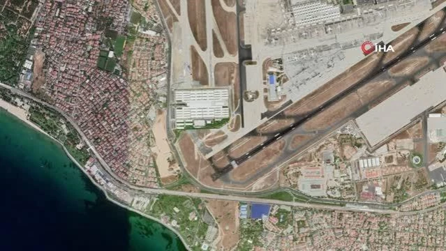 İstanbul'un pandemi hastanesi uydu görüntülerine yansıdı