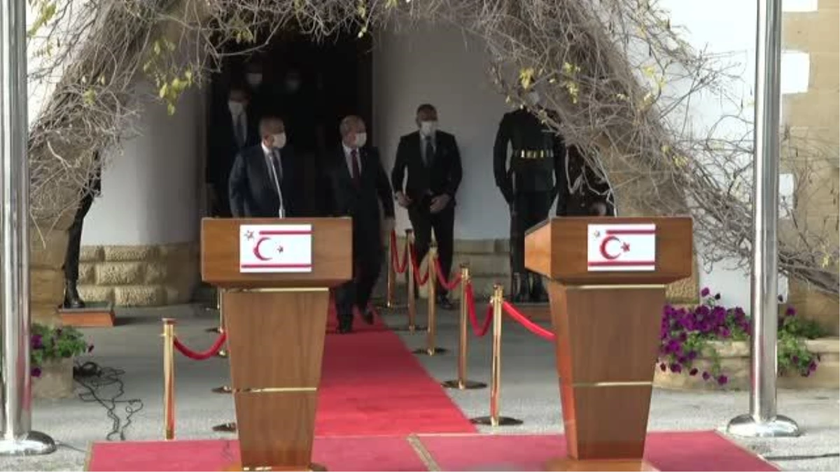 Dışişleri Bakanı Çavuşoğlu, KKTC Cumhurbaşkanı Tatar ile ortak basın toplantısında konuştu: (1)
